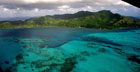 Providencia Island photo from a plane